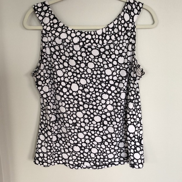 Calvin Klein Pleated Sleeveless Blouse - Picture 2 of 7